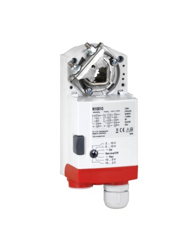 N1024-SW2 Siłownik Smart Act do przepustnic 10Nm 2/3 pkt 24 Vac 2 wył. pom. - Resideo Honeywell Home