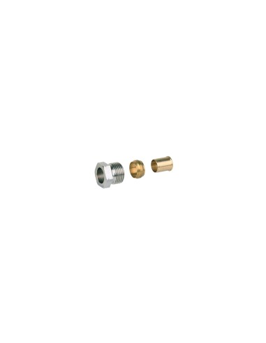 Raccordo a compressione per tubo RAME e ACCIAIO Resideo Honeywell Home FIG1/2CSS12